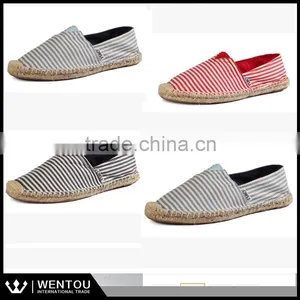 Jet Set Casual Slip On Canvas Stripe Espadrille thumbnail-1
