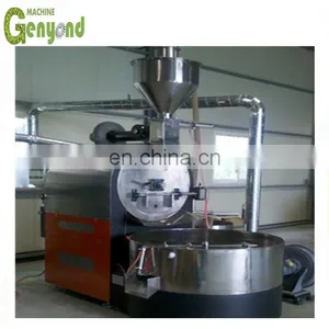 Industrial Commercial 20 kg Coffee Roaster With Electric Cooling Tray Dust Collect Pan for Sale thumbnail-2