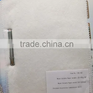Eco-friendly Water Soluble Paper for Embroidery Backing, Non-woven Farbic Paper thumbnail-2