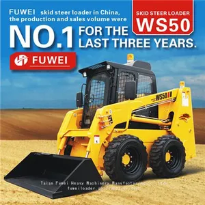FUWEI MANUFACTURIING TOP QUALITY MULITI-FUNCTION SKID STEER LOADER LIKE BOBCAT thumbnail-5