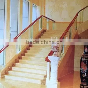 150x30x3cm Cheap Polished Beige Marble Stair Cover Tiles thumbnail-2