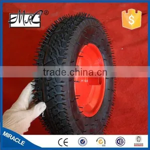 Wholesale 14 Inch Rubber Wheel 3.50-8 for Wheelbarrow Trolley thumbnail-3