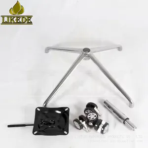 Four-Star Swivel Chair Base Newest Height Adjustable Chrome Sofa Legs Home Office Workshop Hospital Laundry Versatile Table Use thumbnail-5