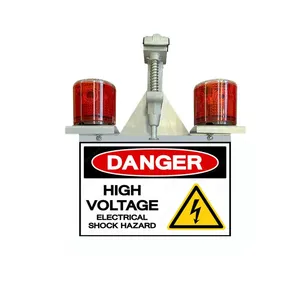 High Voltage Transmission Line Led Obstruction Light Mark and Illuminate Visual for Low Flying Crafts thumbnail-3
