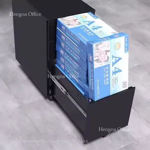 Metal File Cabinet for Home Office-KD Structure | Easy Assembly 3-Drawer Document Organizer | Space Saving-Manufacturer for Austalia thumbnail-2