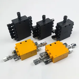 Genuine SANY Automatic Lubrication Distributor - Hydraulic Oil Block Dispenser for CNC Machines & Paving Equipment thumbnail-1