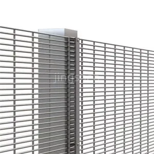 Wholesale Price. Top-tier, High-security, Rigid 358 Wire Mesh Anti-climb Fence Panel, Powder Coated thumbnail-4