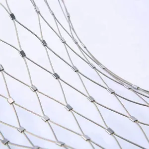 Custom Cut Stainless Steel Rope Mesh With Bending and Welding Services thumbnail-1