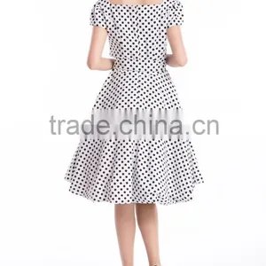 Bestdress 2015 China Supplier Retro Polka Dress Rockabilly Dress 1950'S Vintage Dress Evening Dress thumbnail-3