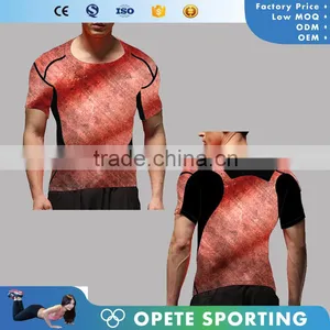 (OEM FACTORY) Polyester Rash Guard, Fitness t Shirt, Custom Soccer Jerseys thumbnail-1