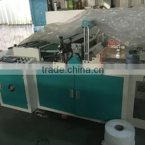 High Speed Bottom Side Sealing Polythene Courier Bag Making Machine thumbnail-2