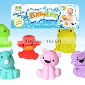 Bath Playing, Soft Toys, Squirt Water, Toys Animals. thumbnail-1