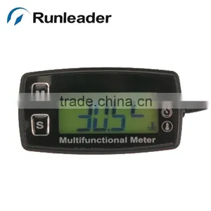 Multifunction Meter for Motorcycle for Gasoline Engine for 2/4 Stroke Engine Rpm Meter Temp Meter for Parajet Jet Ski Paramotor thumbnail-1