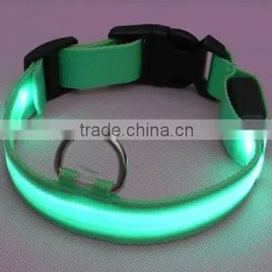 2.5cm Mesh Structure Led Bright Pet Collars for Dogs, 4 Sizes 6 Colors Support Mixed Wholesale thumbnail-5
