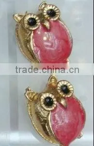 Metal Owl Sharp Stud Earring Pins, Fashion Alloy Stud Earring Pin thumbnail-1