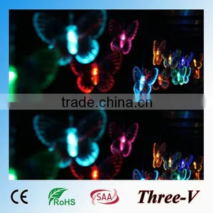 20LEDs 4*0.15M CE ROHS SAA Approved Falling Star Led Christmas Lights Decoration Window Stars/butterfly/heart/horse/snowflake thumbnail-5