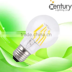 China Factory Price High Quality Indoor Lighting 360 Degree A60 A19 E27 E26 B22 6W Led Filament Bulbs thumbnail-3