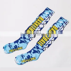 Wholesale Custom Logo Designed Cool Prima Sport Soccer Socks Quality Choice thumbnail-1