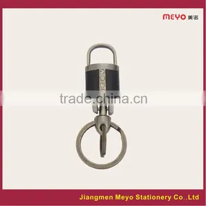 Men's Promotional Gift, Genuine Leather Metal Keychain,key Chains Gift,new Products 2015 thumbnail-3