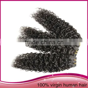 Aliexpress2015 Wholesale Price Kinky Curly Brazilian Virgin Hair Weaving thumbnail-1