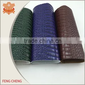 Clear Emboss Leather Fabric for Shoes,bags,furniture,sports Goods thumbnail-4