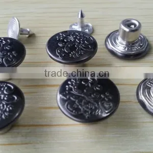Gunmetal Color Metal Jeans Tack Button -- JB1412010 thumbnail-3