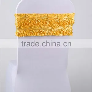 Elastic Flower Wedding Chair Cover Sashes Party Banquet Decoration thumbnail-1