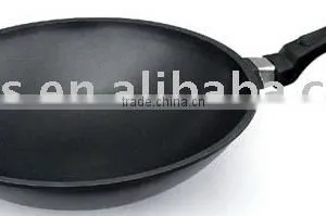 28cm Cast Aluminium Wok thumbnail-1