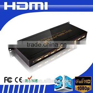 DVI Splitter 1x8 Dual-link 1 to 8 Dvi Splitter Support 4K thumbnail-1