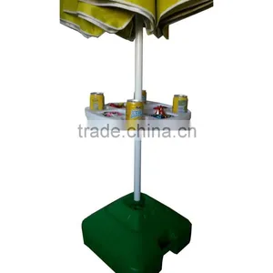 Platic Outdoor Beach Umbrella Parasol Tray thumbnail-1