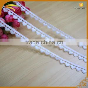 Custom Wholesale Garment Accessories White Guipure Dress Polyester Lace Trim thumbnail-6
