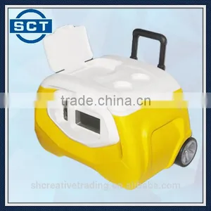 Wheeled Cooler With Built-in Speaker Yellow thumbnail-4