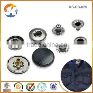 High Quality Paint Sprayed Zinc Alloy Spring Type Snap Button thumbnail-5