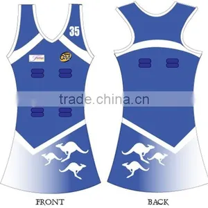 New Design Netball Dress for High School Team thumbnail-2