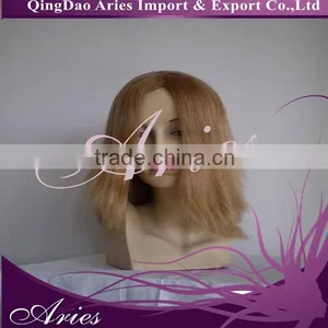 Top Quality Human Virgin European Hair Jewish Wig thumbnail-1