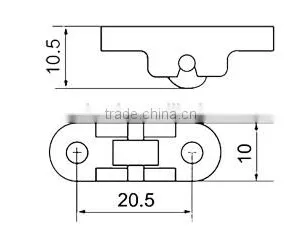 10MM Sliding Window Pulley,Copper Mesh Wheel,Mesh Roller thumbnail-5