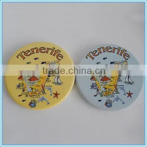 Handmade Round Ceramic Fridge Magnet Souvenir thumbnail-1