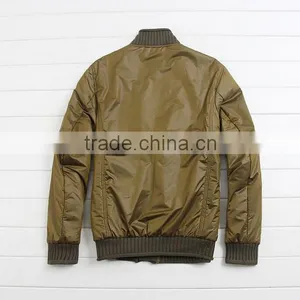 2015 Casual Men's Knitted Collar Slim Fit Cotton-padded Jacket thumbnail-2