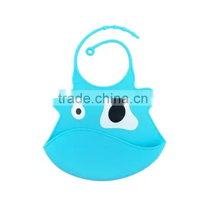 BPA Free Frog Silicone Bib thumbnail-3