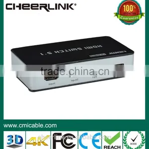 Hot New Product for 2015 Remote Control Ultra hd 5 Port Hdmi Switch thumbnail-2