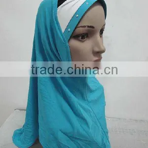 H040 Small Girl Hijab,new Style Scarf Hijab thumbnail-1