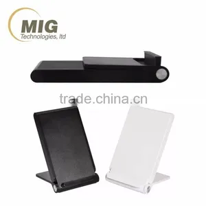 High Quality Fast QI Wireless Charger Pad Charger Dock With 3 Coils Foldable Stand for All Smart Phones thumbnail-4