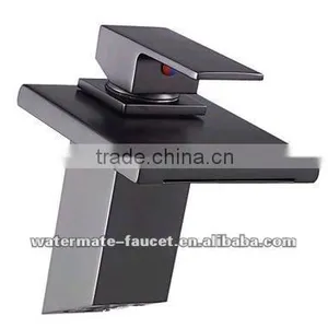 Single Handle Bathroom Vessel Deck Faucet in Oil Rubbed Bronze thumbnail-1