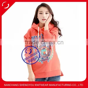 Wholesale Combed Cotton Hoodies&sweatshirts Custom Print Womens Sweatshirt thumbnail-1