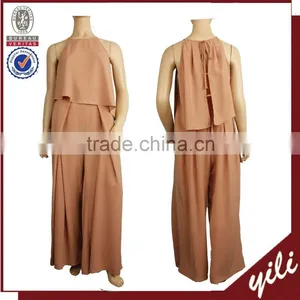 Two Pieces Women Body Fit Jumpsuit Pant Unique Design Jumpsuit Pant WT150832601 thumbnail-1