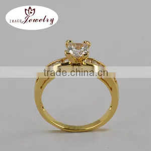 Newest Arrival! Fashionable Design 18k Gold Plated Arabic Gold Wedding Rings thumbnail-1