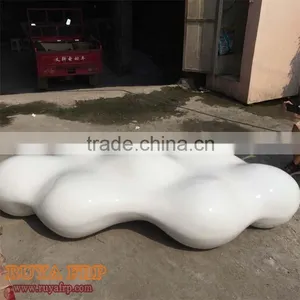 2.1M Fiberglass Modern Furniture FRP Stool Hotel Decoration Waiting Chairs RUYA Brand Factory Outlet thumbnail-5