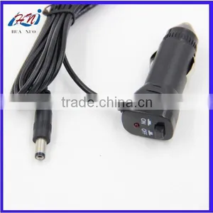 High Quality Car Cigarette Lighter Plug With Switch,led Light to dc Power Cable thumbnail-4