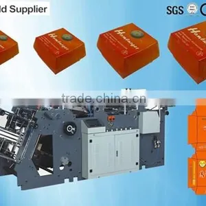 MR-800C Hot Sale Automatic High Speed Carton Erecting Hamburger Box Machine thumbnail-1