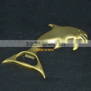 Custom Gold Bottle Opener Keychain/dolphin Bottle Opener/ Bottle Opener Keychain thumbnail-1